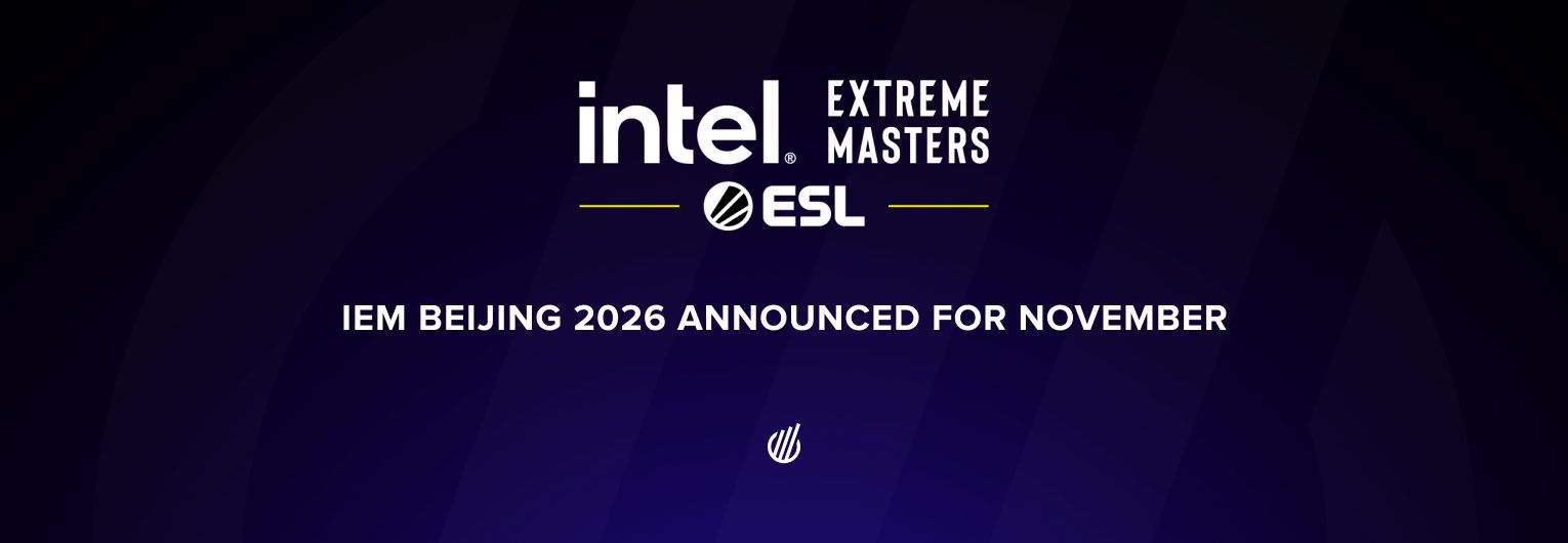 IEM Beijing 2026 announced for early November with $1.25M prize pool