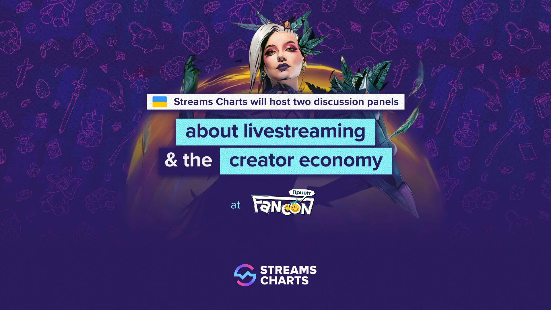 Streams Charts will host panels on streaming and the creator economy at FANCON 2026 in Ukraine